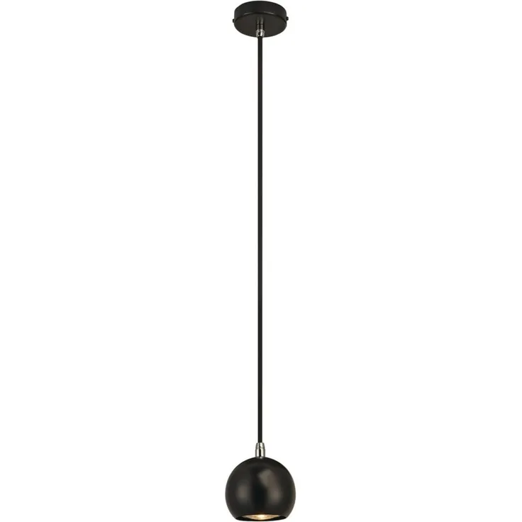 SLV No. 133490 LIGHT EYE BALL GU10 Pendelleuchte schwarz chrom max. 5W