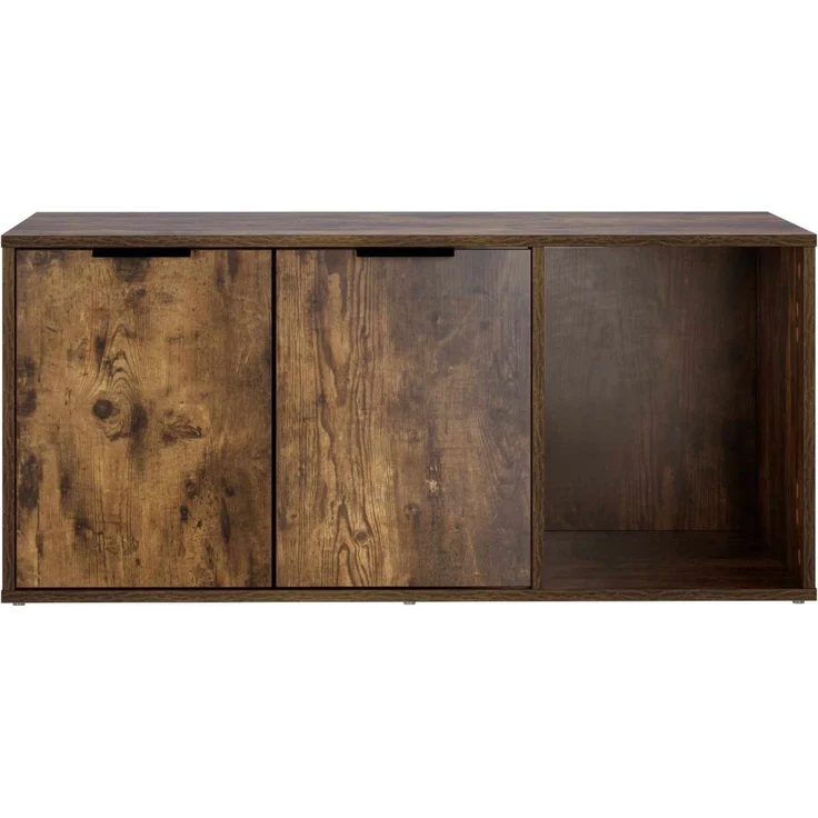 vidaXL Katzenkiste Möbel Räuchereiche 100 x 49 x 45 cm Holzwerkstoff 8014755 – Bild 6
