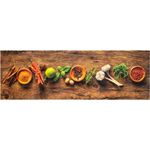 vidaXL Küchenteppich Waschbar Gewürze 60x180 cm Samt 4005606