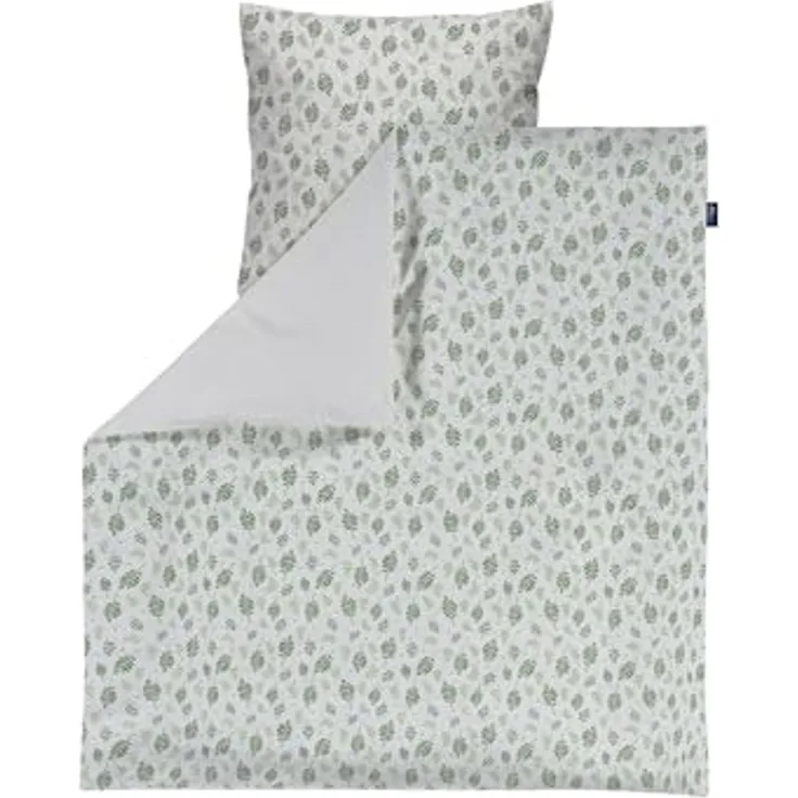 Alvi Bettwäsche Organic Cotton Drifting Leaves 80x80 cm