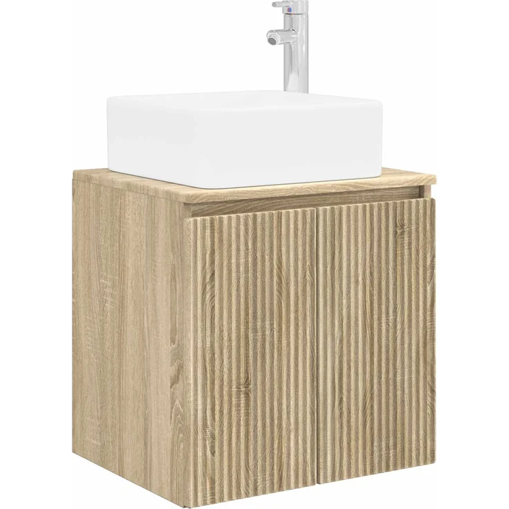 vidaXL Badezimmerschrank-Set 3 stk. Sonoma-Eiche 135 x 35 x 80 cm 3405659 – Bild 5