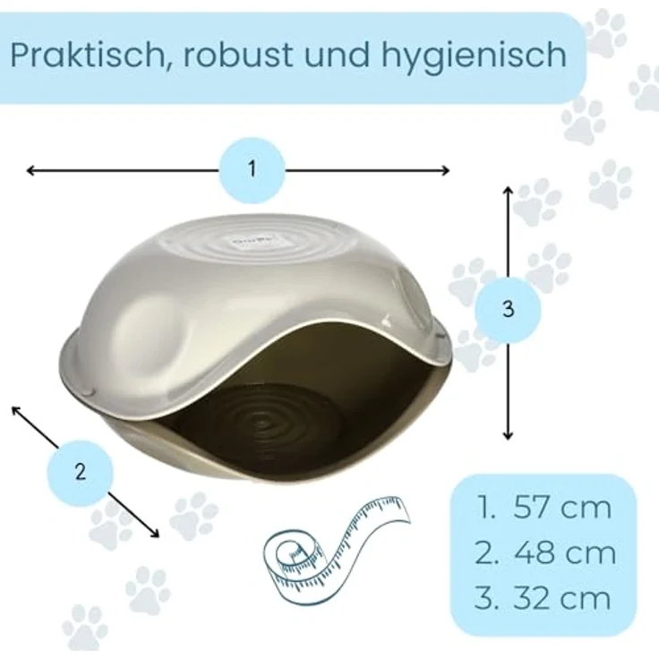 GarPet Katzenzelt Katzen Höhle Haus Hunde Hütte outdoor Wetterfest Korb Wurfkiste – Bild 3