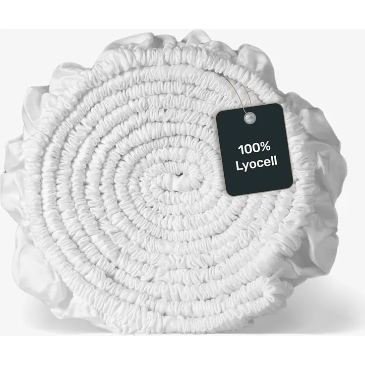 twenty:three® Bettlaken Lyocell Spannbettlaken Pure White, Lyocell, Atmungsaktiv, Ultraweich, 100% TENCEL™ Lyocell, Nachhaltig, 160x200