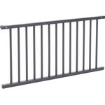 babybay Verschlussgitter für Kinderbettnutzung für Boxspring XXL, schiefergrau lackiert