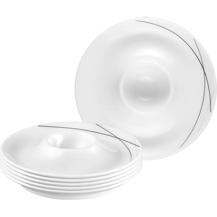 Seltmann Weiden Trio Highline Eierbecher mit Ablage 6er Set – Bild 1