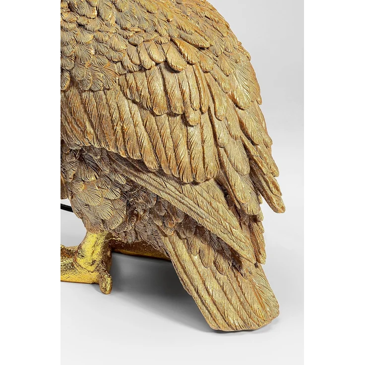 Kare Design Tischlampe Animal Duck Gold/Braun, Entenleuchte, Tiermotiv, Dekoleuchte, Tischleuchte, Schreibtischlampe Kinder, Lampe für Wohnzimmer, Schlafzimmer, 53 x 31 x 31 cm (H/B/T) – Bild 9