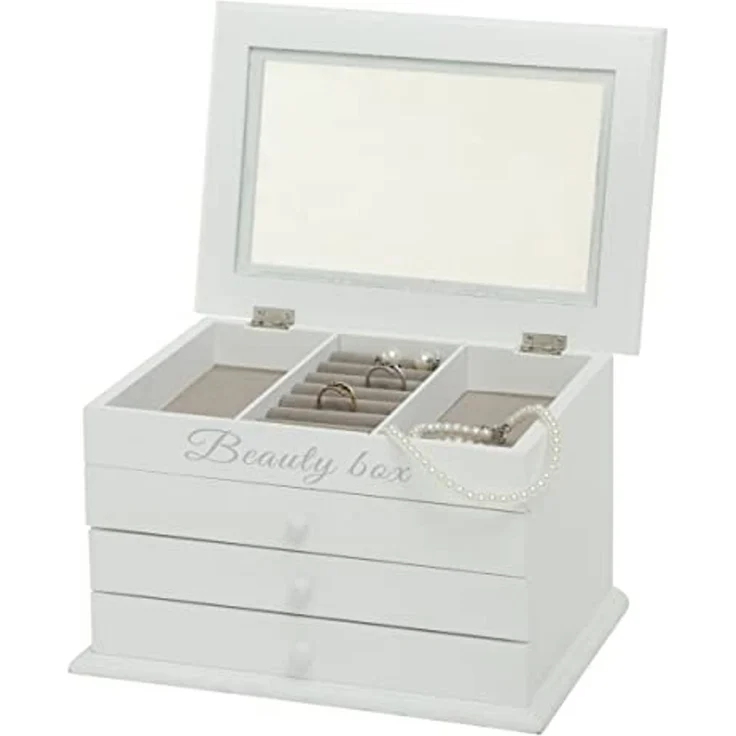 BOLTZE Schmuckkasten Beauty, weiß – Bild 1