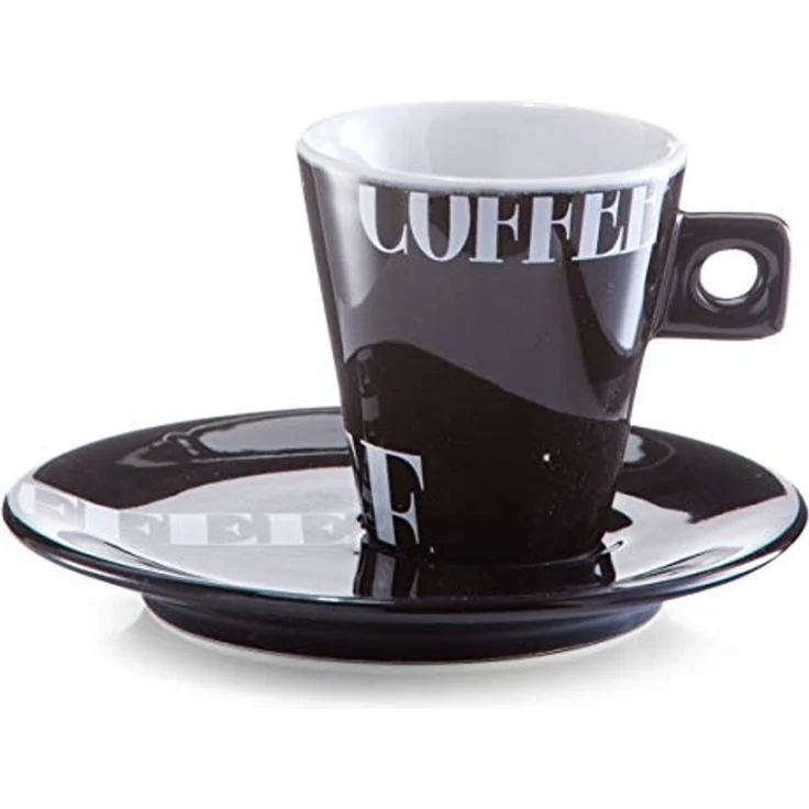 ZELLER 26540 Espresso-Set COFFEE STYLE, 8-tlg, Porzellan – Bild 5