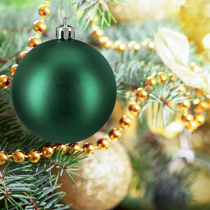 Relaxdays Weihnachtskugeln im 50er Set – Bild 2