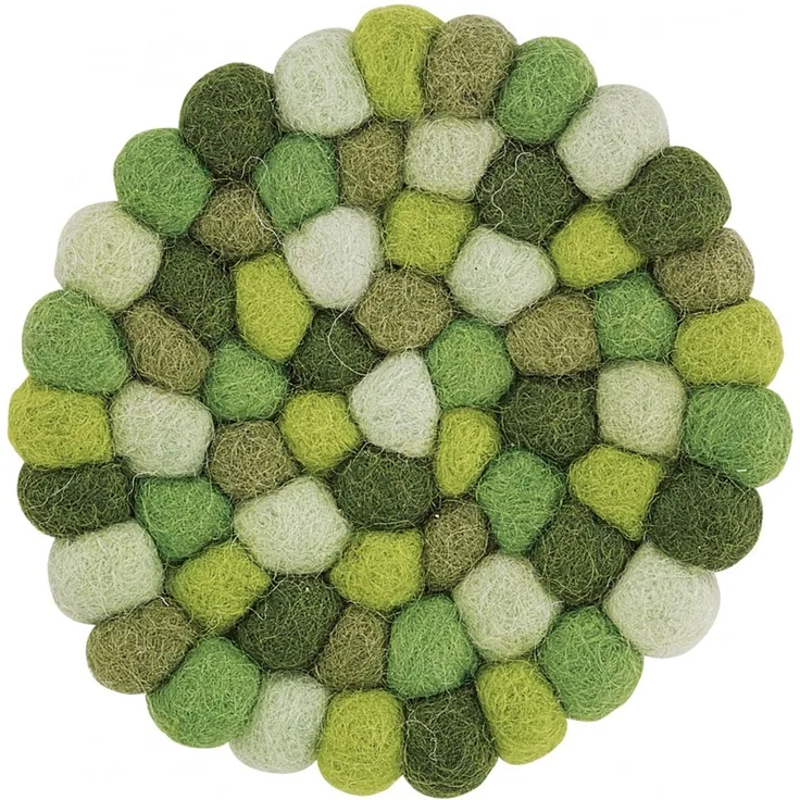 Untersetzer Glasuntersetzer Schafwolle Filz Ø10 cilio LANA VERDE rund 470413