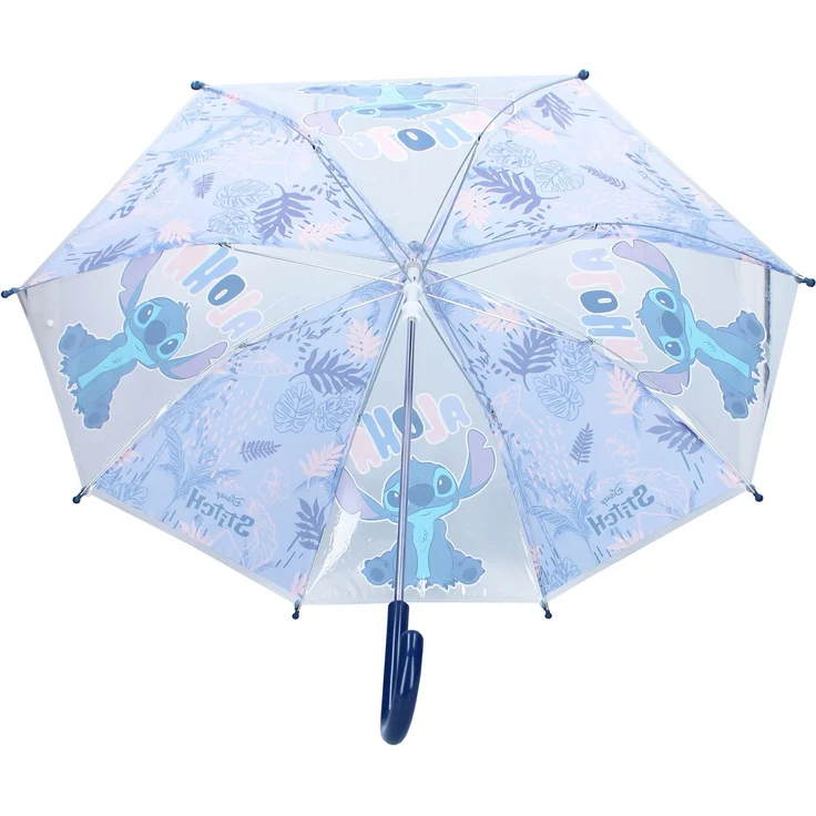 Disney Stitch Schirm Ø 71 cm – Bunter Regenschirm für Kinder mit Elsa und Anna – Bild 4