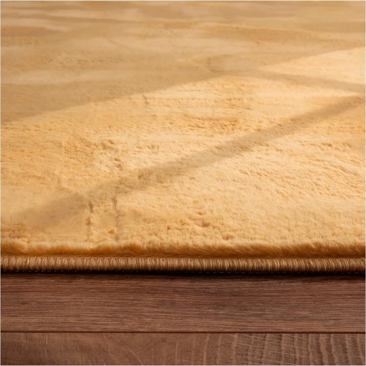 Paco Home Fellteppich Kunstfell Soft 380, rechteckig, Höhe: 14 mm, Langflor, Kuschelteppich - besonders weich, Uni-Farben – Bild 3