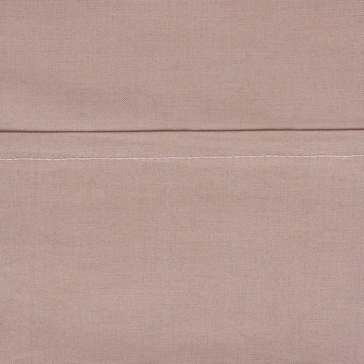GREEN MARK Textilien Betttuch gewebtes Leintuch Betttuch, 100% Baumwolle, Gummizug: ohne, (1 Stück), weich und pflegeleicht, viele Variationen, 140x200 cm, Sand – Bild 2
