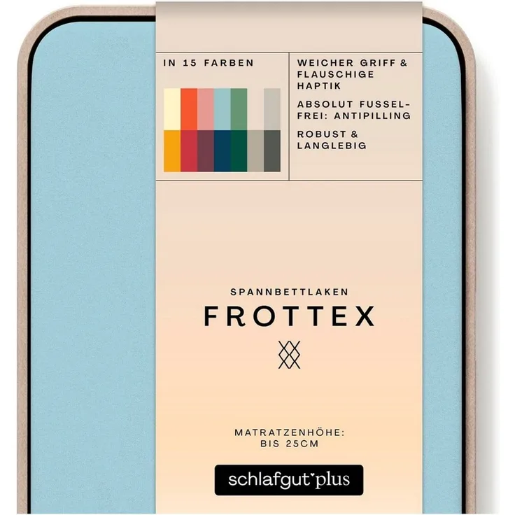 Schlafgut Spannbettlaken Frottex, Frottee, Gummizug: rundum, (1 Stück), 100% Frottee
