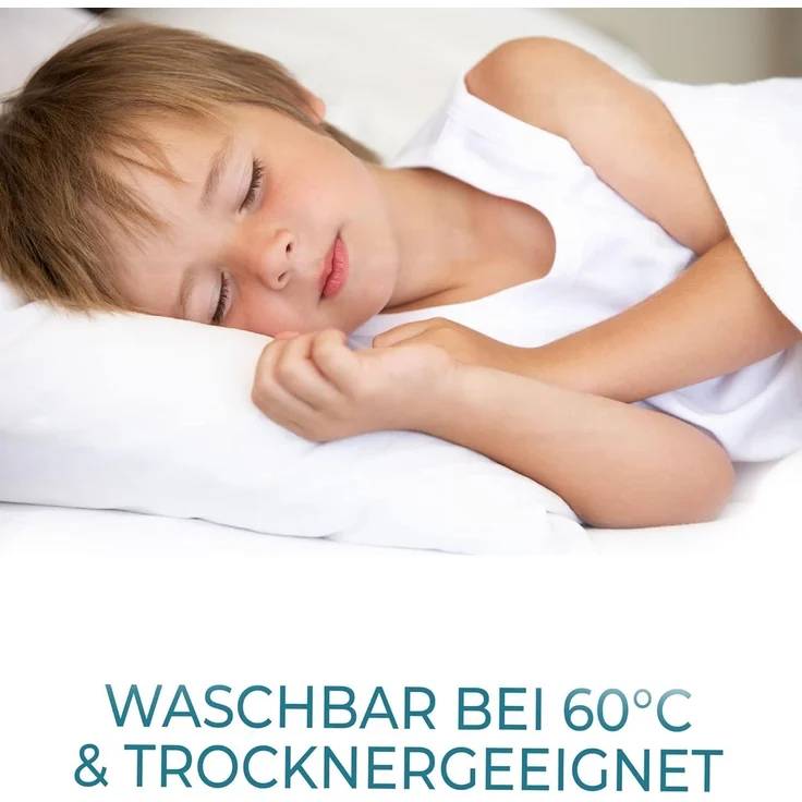 KNERST Kopfkissen Kinderkopfkissen, Füllung: FitForm Technologie – 100% Polyester, Komfortkissen Kinder für optimale Stützkraft, Kinderkopfkissen für weiche Träume – Bild 5