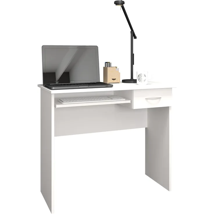 VCM Schreibtisch Arusa 918613 Weiß H. 75 x B. 85 x T. 50 cm