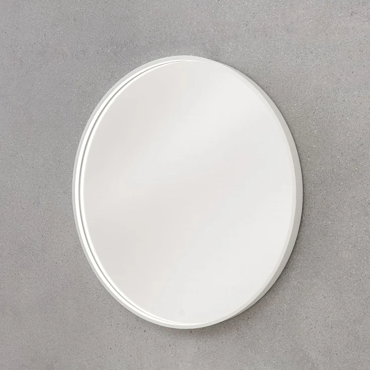 BADEDU VAAL LED Spiegel Ø 70 cm, rund, Weiß, Sensor – Bild 2