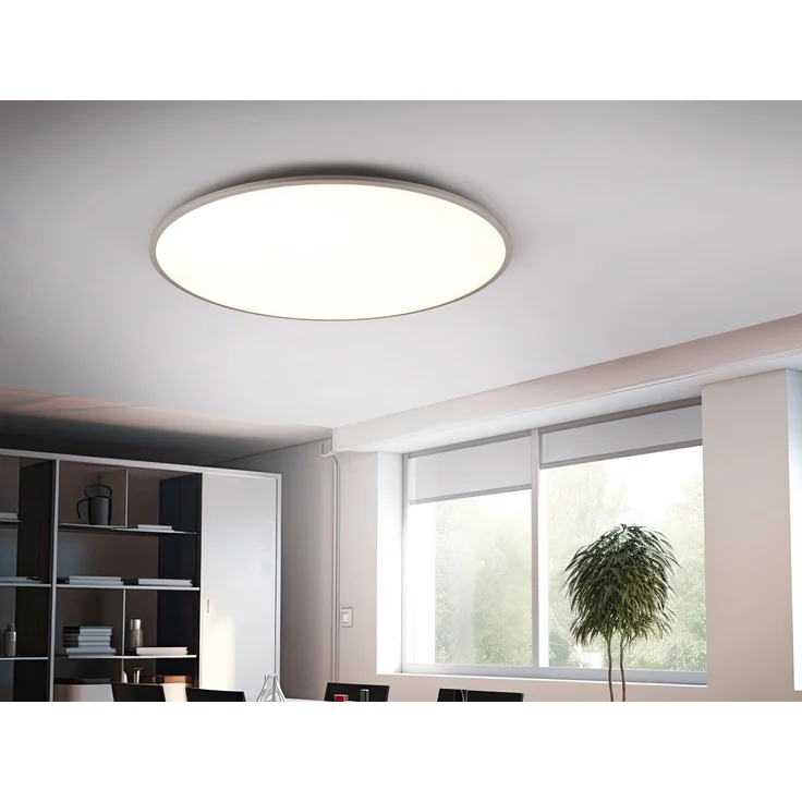Große LED Deckenleuchte YUMA extrem flach mit Fernbedienung dimmbar, Ø 100cm – Bild 6
