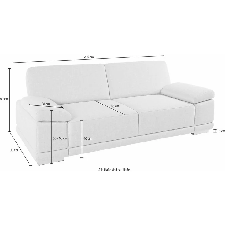 sit&more 3-Sitzer Coria – Bild 4