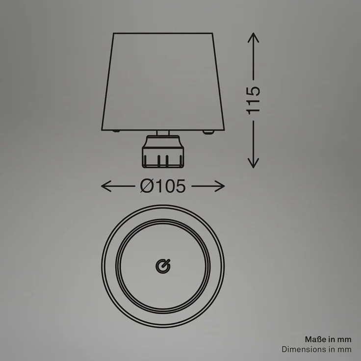 Briloner Leuchten LED Außen-Tischleuchte BOTA 7709015 – Bild 8