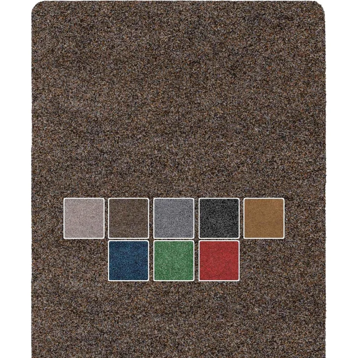 ANRO Fußmatte Schmutzfangmatte Türmatte rutschfest Fußabstreifer abwaschbar robust für Eingang, Haustür, Flur innen & außen Poet Küche, 180x60 cm (Rechteckig)