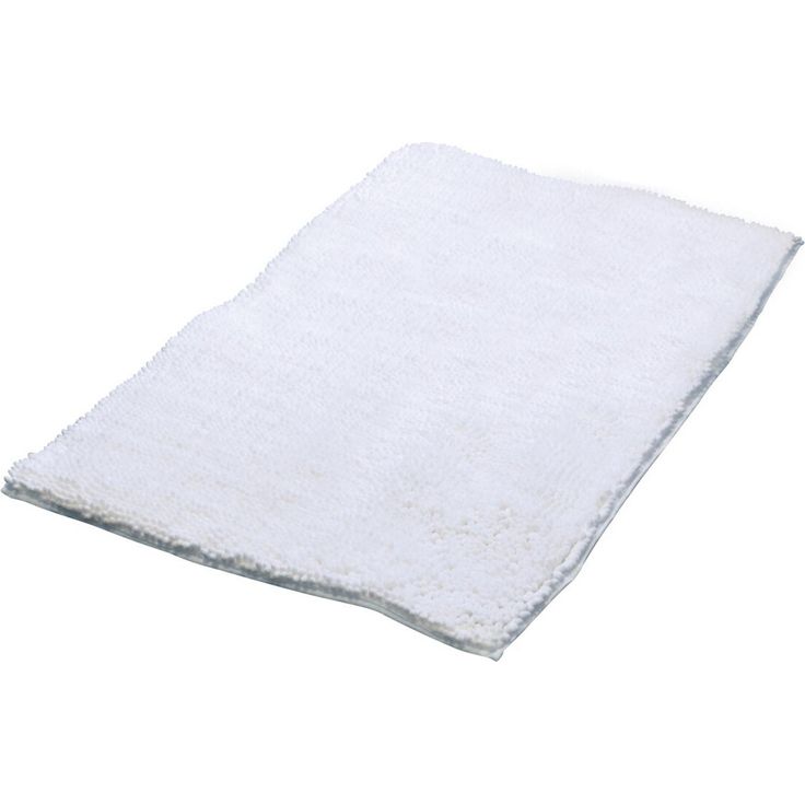 Ridder Badezimmerteppich 'Soft', weiß, 65 x 45 cm, rutschhemmend, waschbar, für Fußbodenheizung geeignet, Oeko-Tex-zertifiziert
