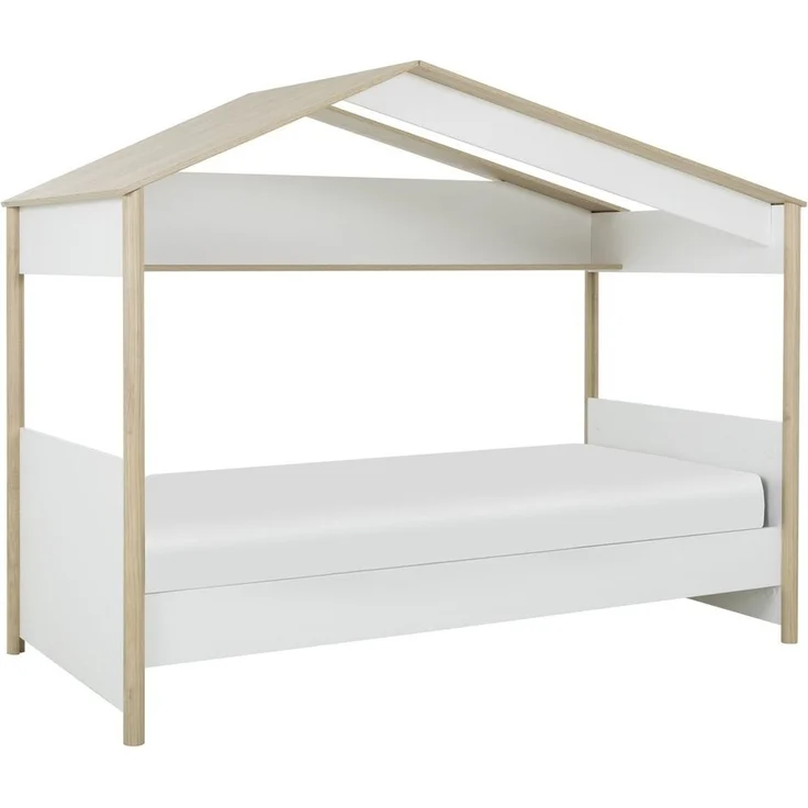 Calicosy Hausbett 90x200 cm – MATIS - Weiß/Holz – Bild 4