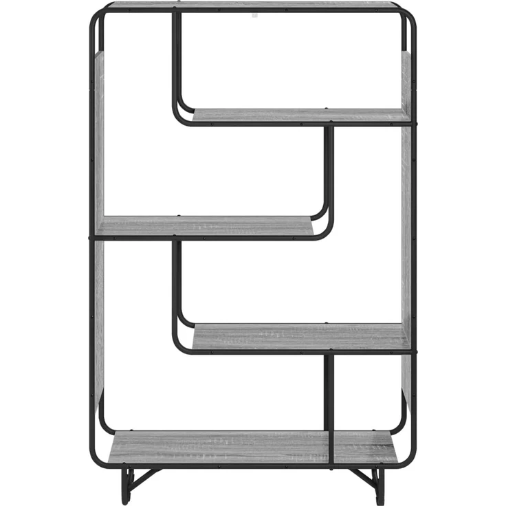 vidaXL Highboard Sonoma-Grau 93.5 x 37.5 x 144 cm Holzwerkstoff 8007951 – Bild 3