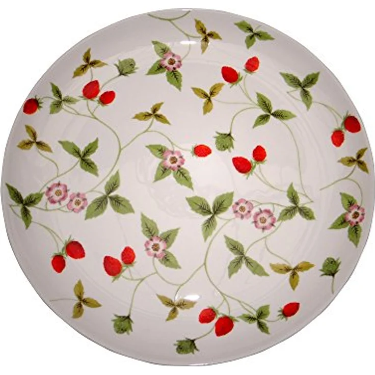 TeaLogic Kuchenteller Erdbeeren, Spülmaschinengeeignet, Weiß, Erdbeeren, ⌀ 19cm, Weiß, Erdbeeren, H: – Bild 2