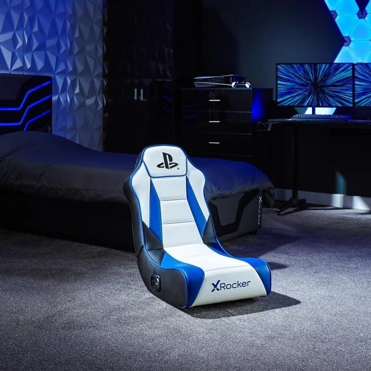 X Rocker 'PS5 Geist 2.0' Gaming Sessel mit 2.0 Audiosystem, Kunstleder, 64 x 75 x 42 cm – Bild 2