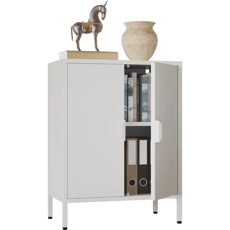 VCM Kommode & Sideboard Flokas 919942 Weiß H. 80 x B. 60 x T. 35 cm – Bild 2