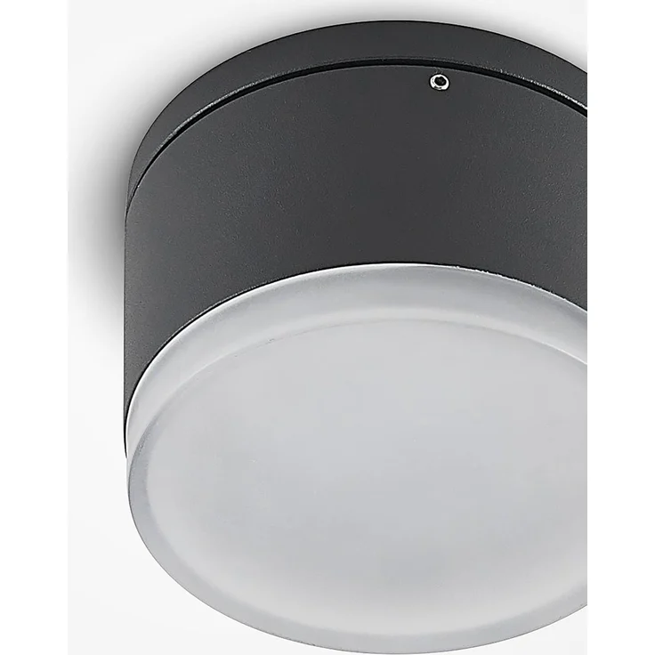 Lindby Außen-Wandleuchte Mathea, 1 x 8,2 W LED, warmweiß – Bild 6