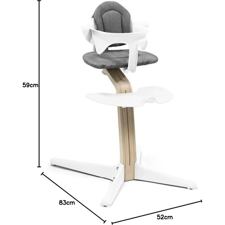 Stokke Nomi Hochstuhl Natural/White – Bild 7