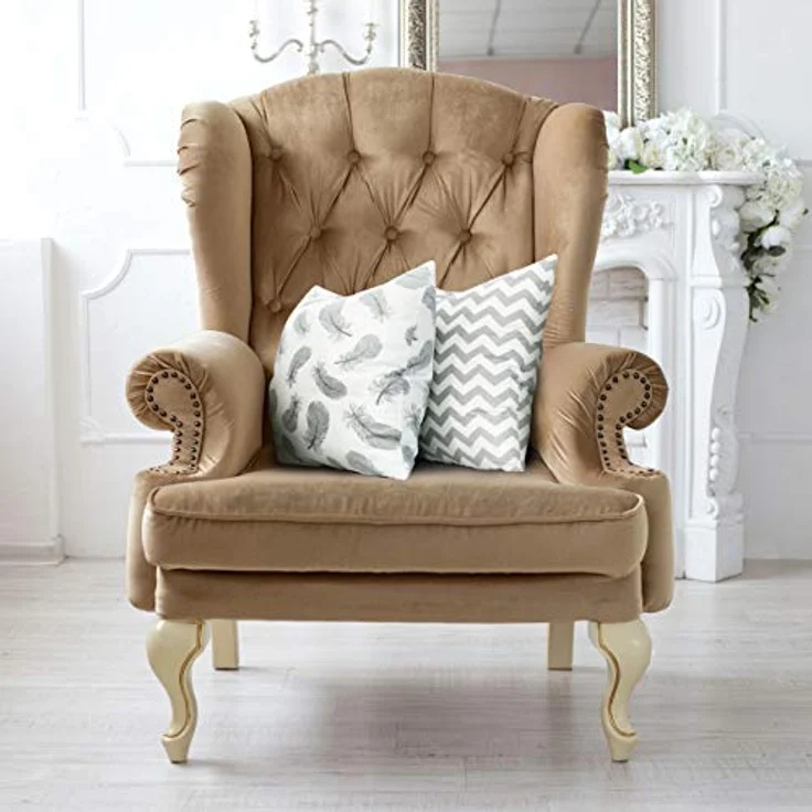 Amilian Dekokissen 4er Set - Dekokissen mit Füllung - 50x50 cm - Deko Kissen – Bild 7