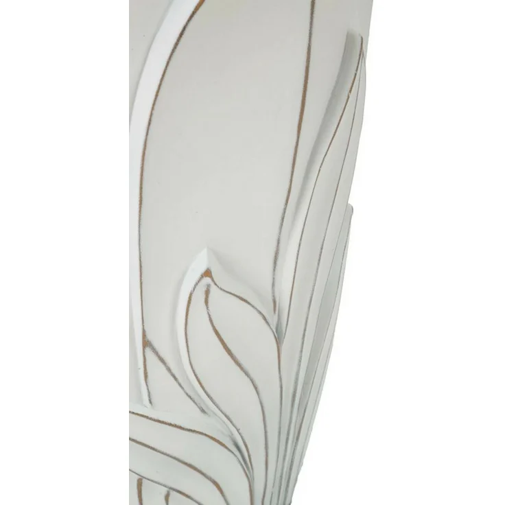 Dmora Vase Tramigna, Dekorationszubehör, Dekoratives Artikel, Einrichtungszubehör, 29x29 h48 cm, Weiß – Bild 6