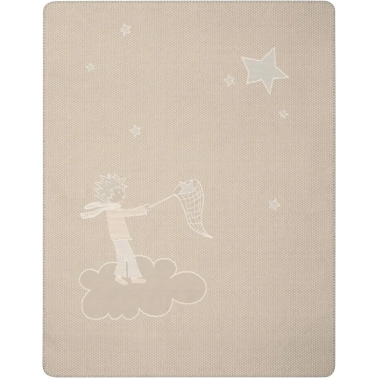 Babydecke Babydecke Little Prince, Biederlack, Babydecke Little Prince, er kleine Prinz auf einer Wolke – Bild 1