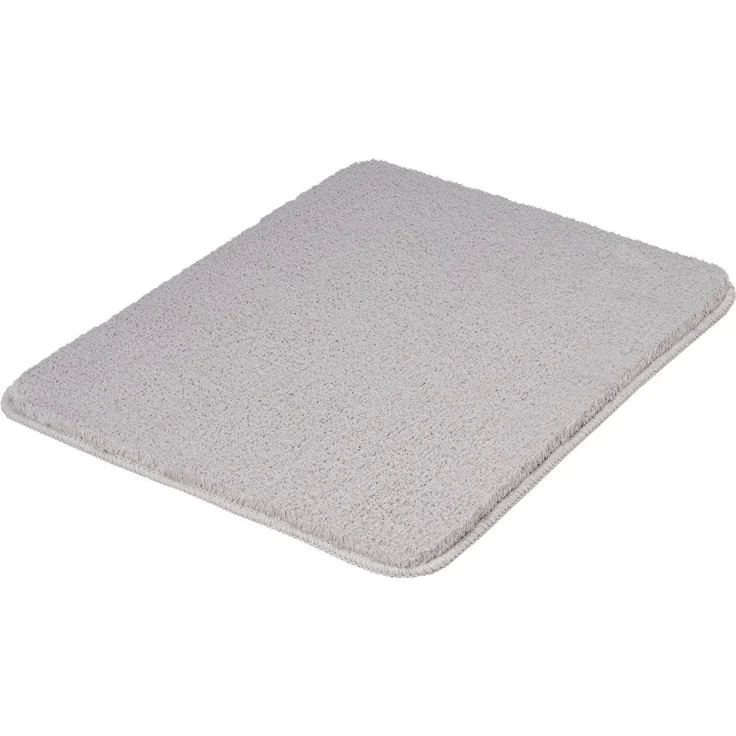 Kleine Wolke Badematte Marco, Höhe 20 mm, rutschhemmend beschichtet, fußbodenheizungsgeeignet, Polyester, rechteckig, Badteppich, Uni Farben – Bild 1