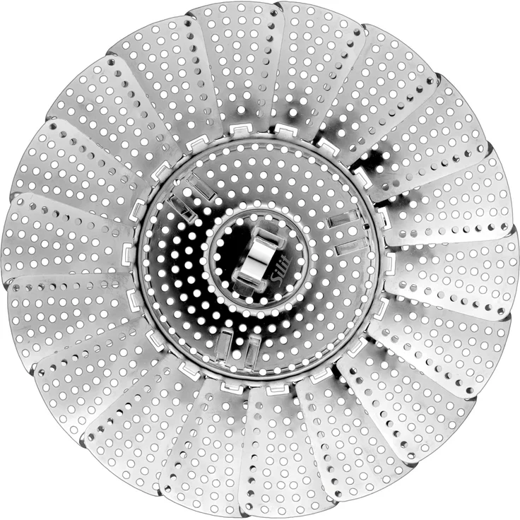 Silit Dampfgaraufsatz Dämpfkorb 2131280965 Garsieb mit Öse 18,5 cm Edelstahl, Zubehör für Topf, Schnellkochtopf – Bild 4