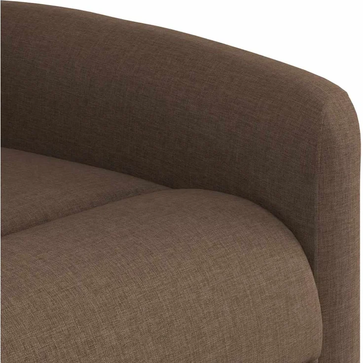 vidaXL Massagesessel Braun Stoff 4015610 – Bild 9