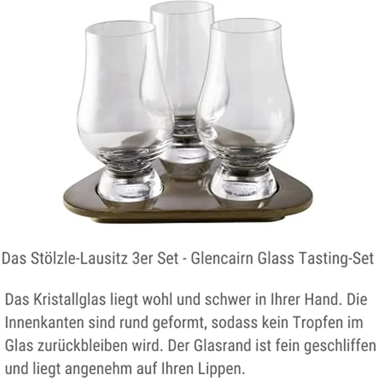 Stölzle Whiskyglas Glencairn Glass, 3-tlg, Kristallglas, Höhe 11,5 cm, Inhalt 190 ml, 3-teilig – Bild 5