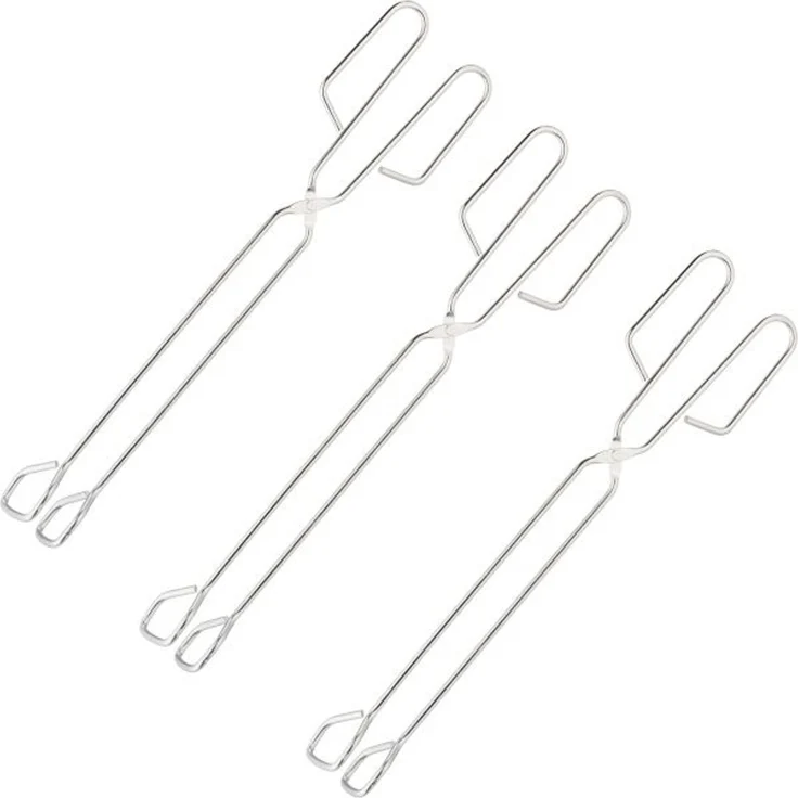 Edelstahl-Grillzangen-Set, 3-teilig, 10046739 – Bild 1