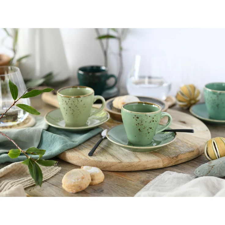 Nature Collection Green Life, Espressotassen 8-tlg – Bild 3