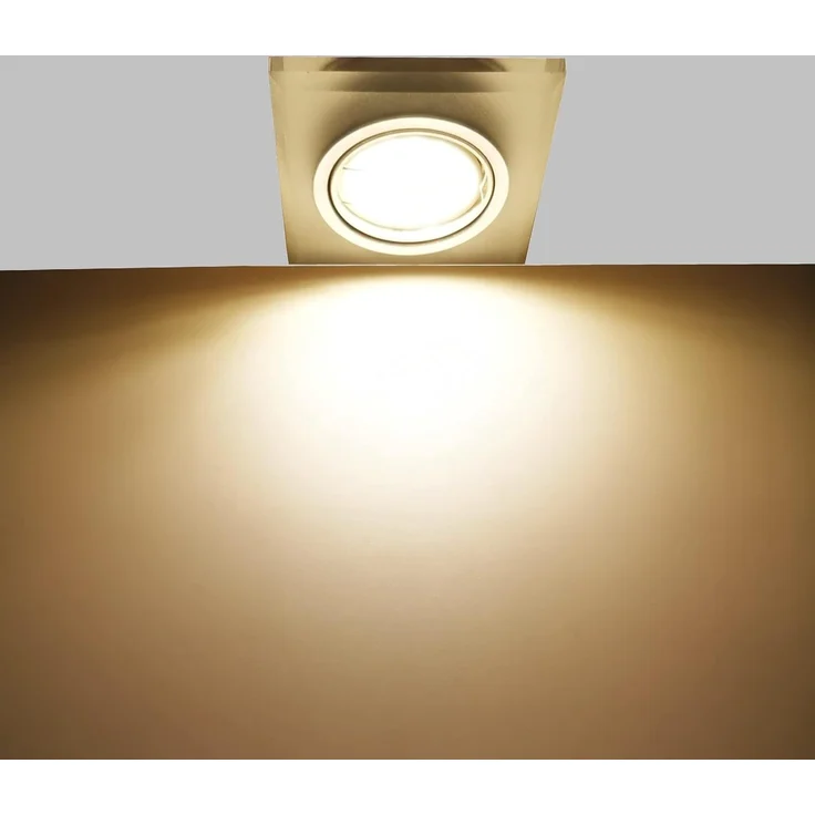 TRANGO LED Einbaustrahler, 5er Pack MO15SD-5 Ultra flach 5Watt 3 Stufen dimmbar LED Modul 3000K warmweiß zum Austauschen GU10 & MR16 Halogen Leuchtmittel, für Einbauleuchten, Deckenstrahler, Deckenleuchte, Spots – Bild 6
