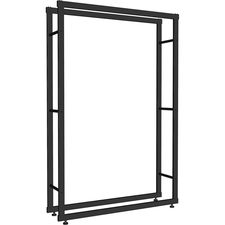 Kaminholzständer Brennholzregal Kaminholzablage Holzregal Ablage 100x150x25cm – Bild 2