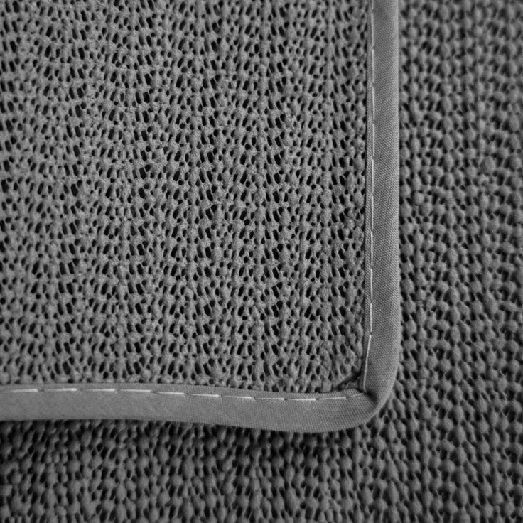 Garten Tischdecke 140 x 180 cm für Garten, Terrasse und Balkon - oval, wasserfest & pflegeleicht Anthrazit – Bild 4