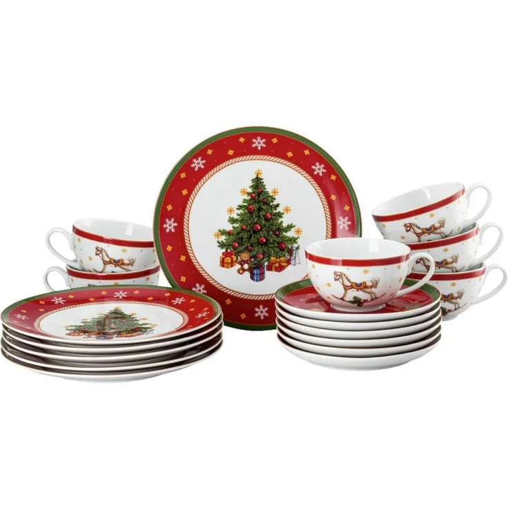Hutschenreuther Happy Wintertime Kaffeeset 18-tlg./Kombi 02488-727470-28429