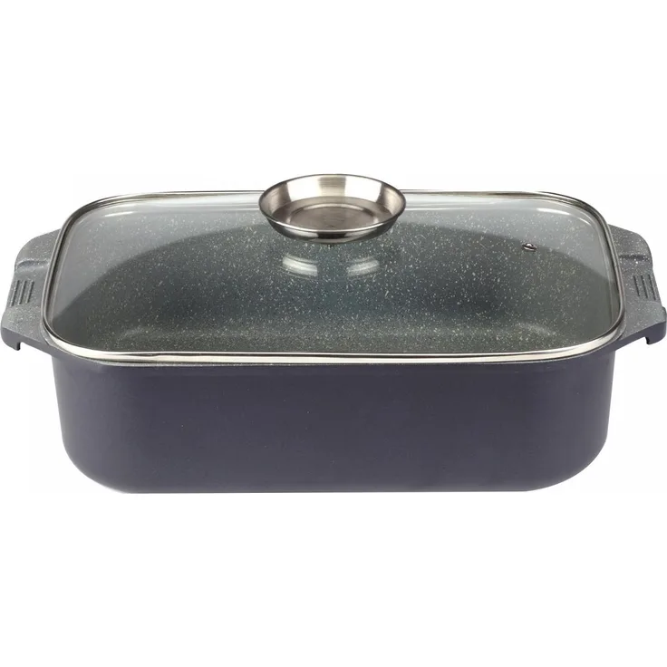 Royalty Line RL-ACR34: 34cm Bratentopf mit Marmorbeschichtung