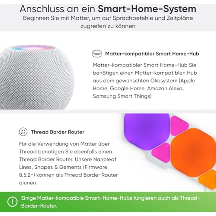 Nanoleaf Essentials Matter Smart Bulb B22 - 3PK EEK F – Bild 7