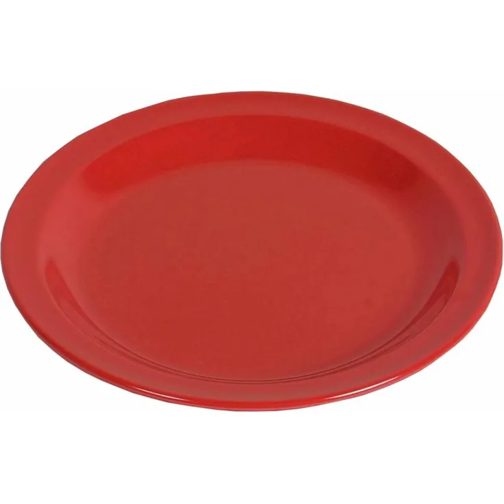 Waca Melamin Teller, 23, 5 cm Ø, flach, rot