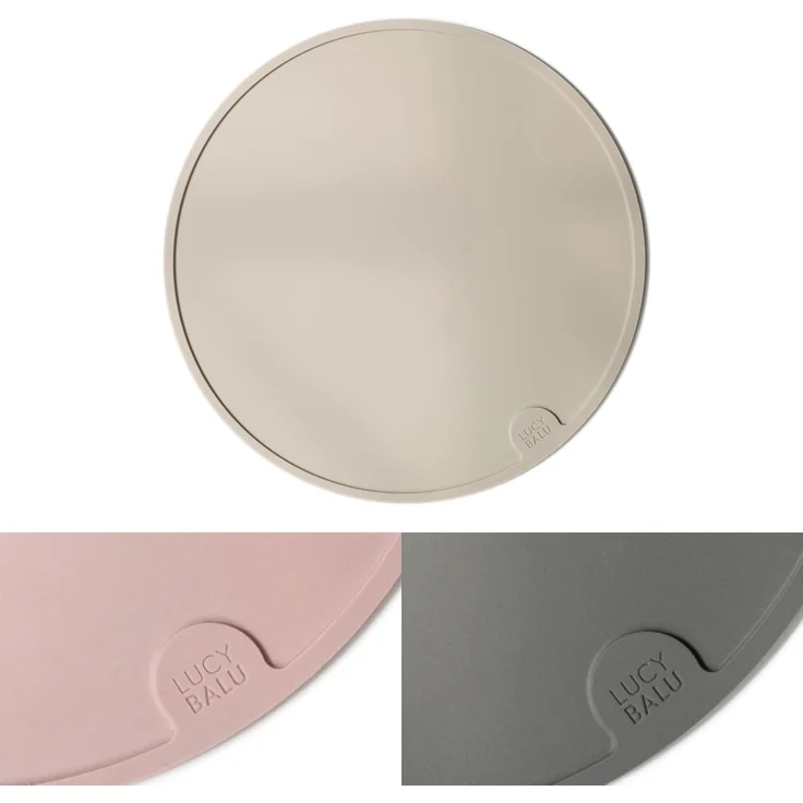 LucyBalu Napfunterlage CIRCLE (29cm), für Katzen, verschiedene Farben, lebensmittelechtes Silikon